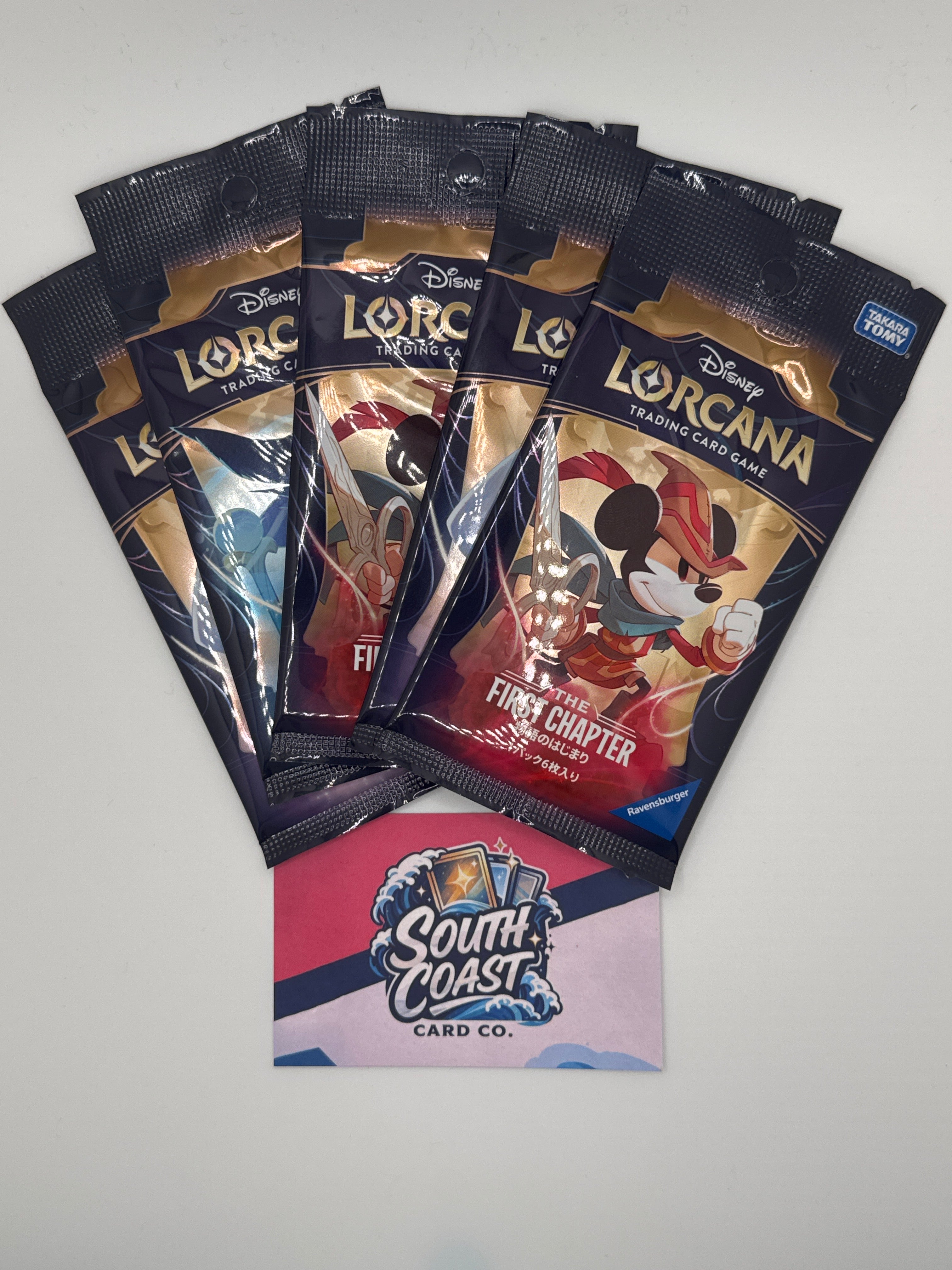 Disney Lorcana The First Chapter 5 Booster Packs (Takara Tomy Japanese)