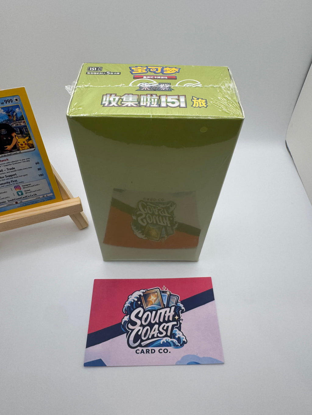 Pokémon TCG Collect 151 Journey Slim Booster Box – Simplified Chinese (151C) | 15 Packs
