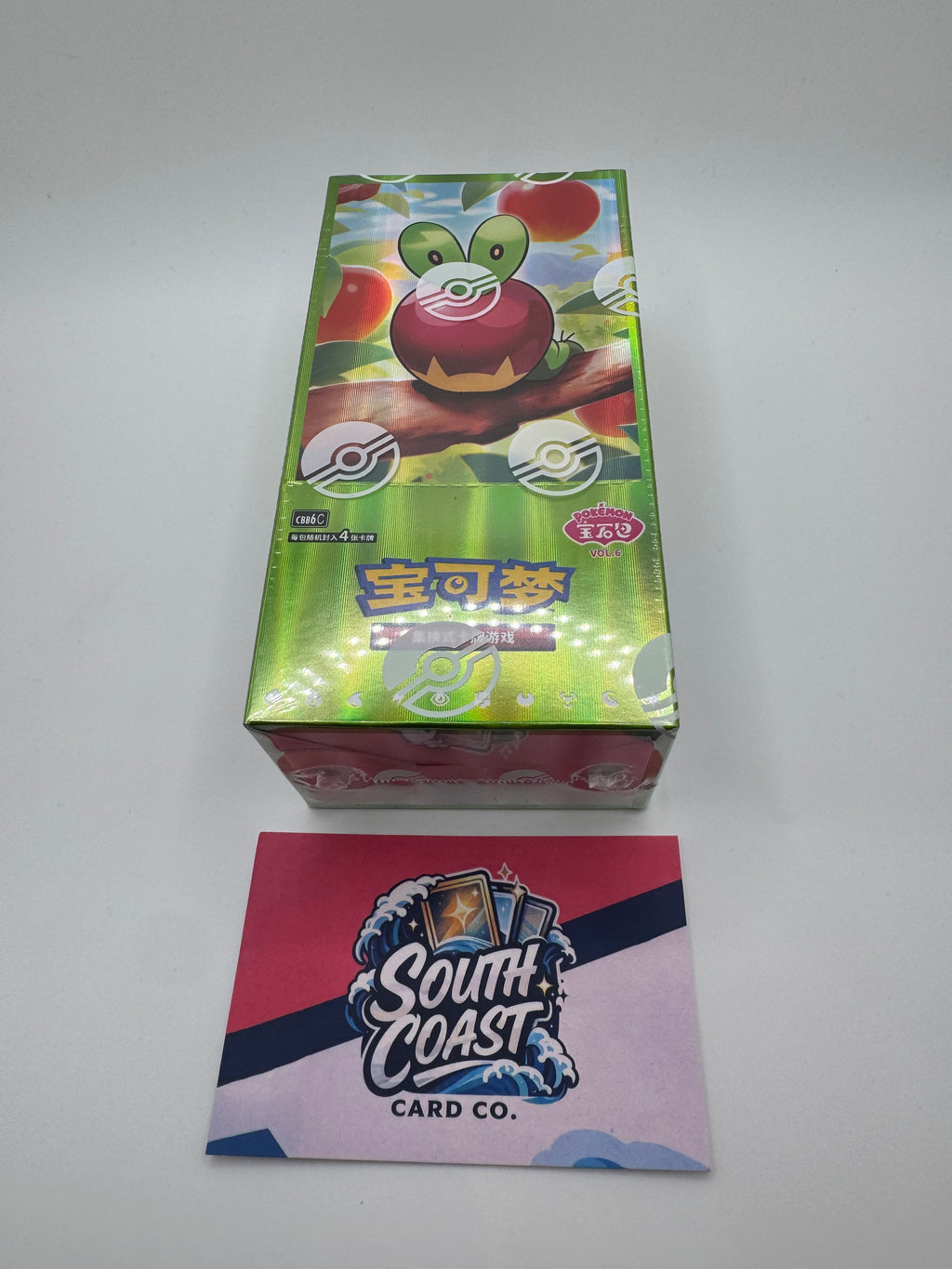 Authentic Factory Sealed Simplified Chinese Gem Pack Vol 6 Booster Box