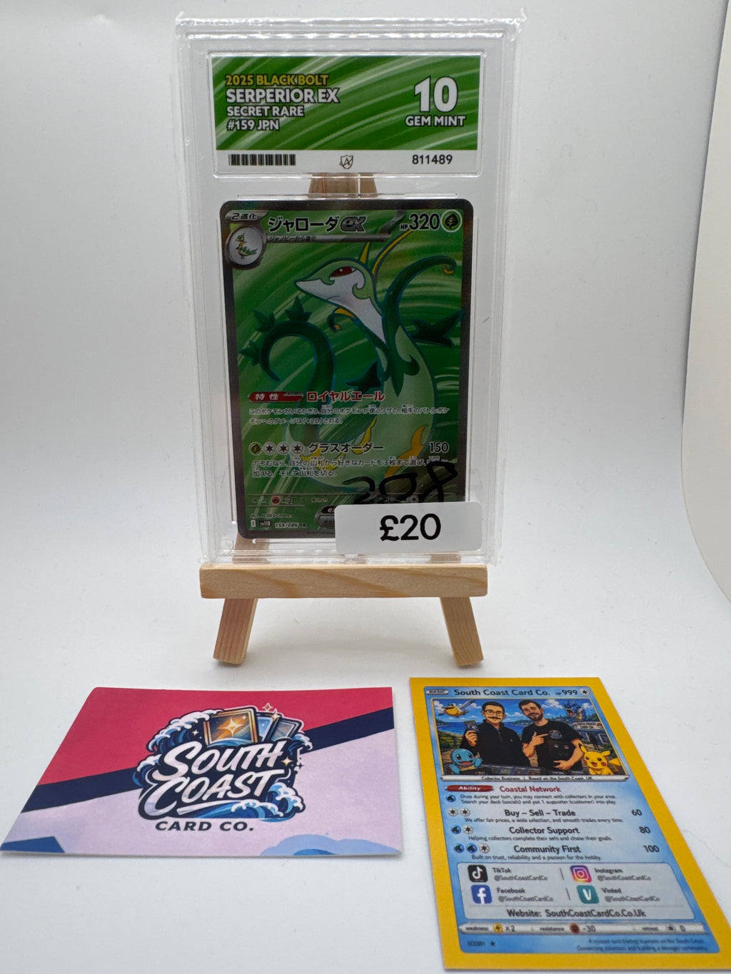 Serperior Ex Secret Rare Ace 10 Gem Mint