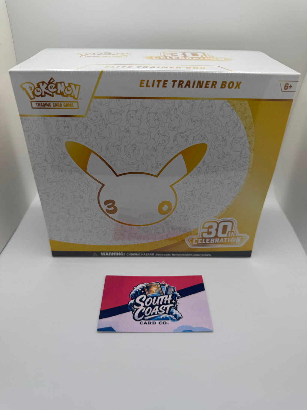 Pokémon TCG 30th Celebration Elite Trainer Box – Factory Sealed English ETB (9 Packs + Nidorina Promo)