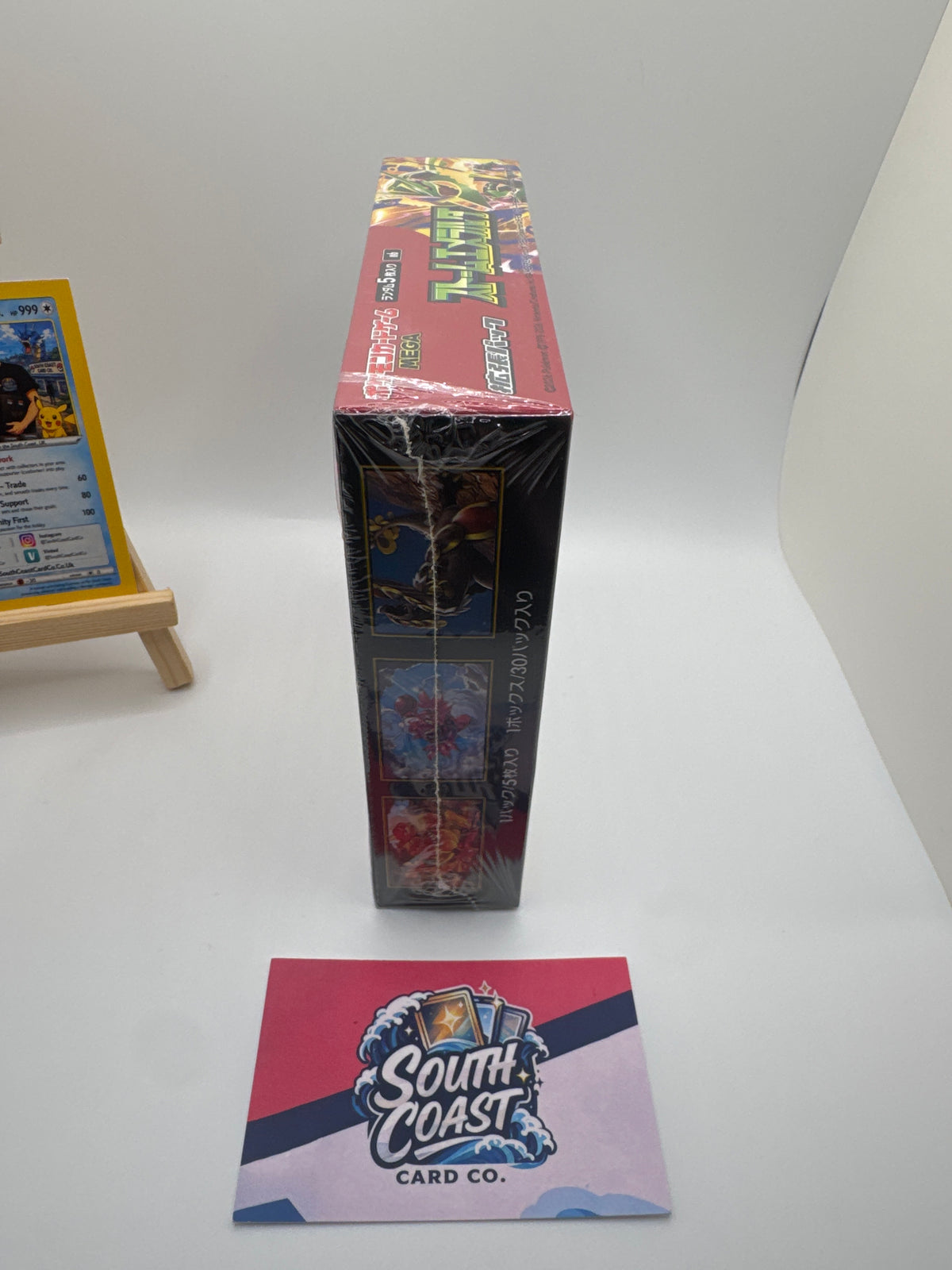 Japanese Pokémon TCG MEGA Storm Emeralda (M6) Booster Box – Sealed 30 Packs, Mega Rayquaza ex
