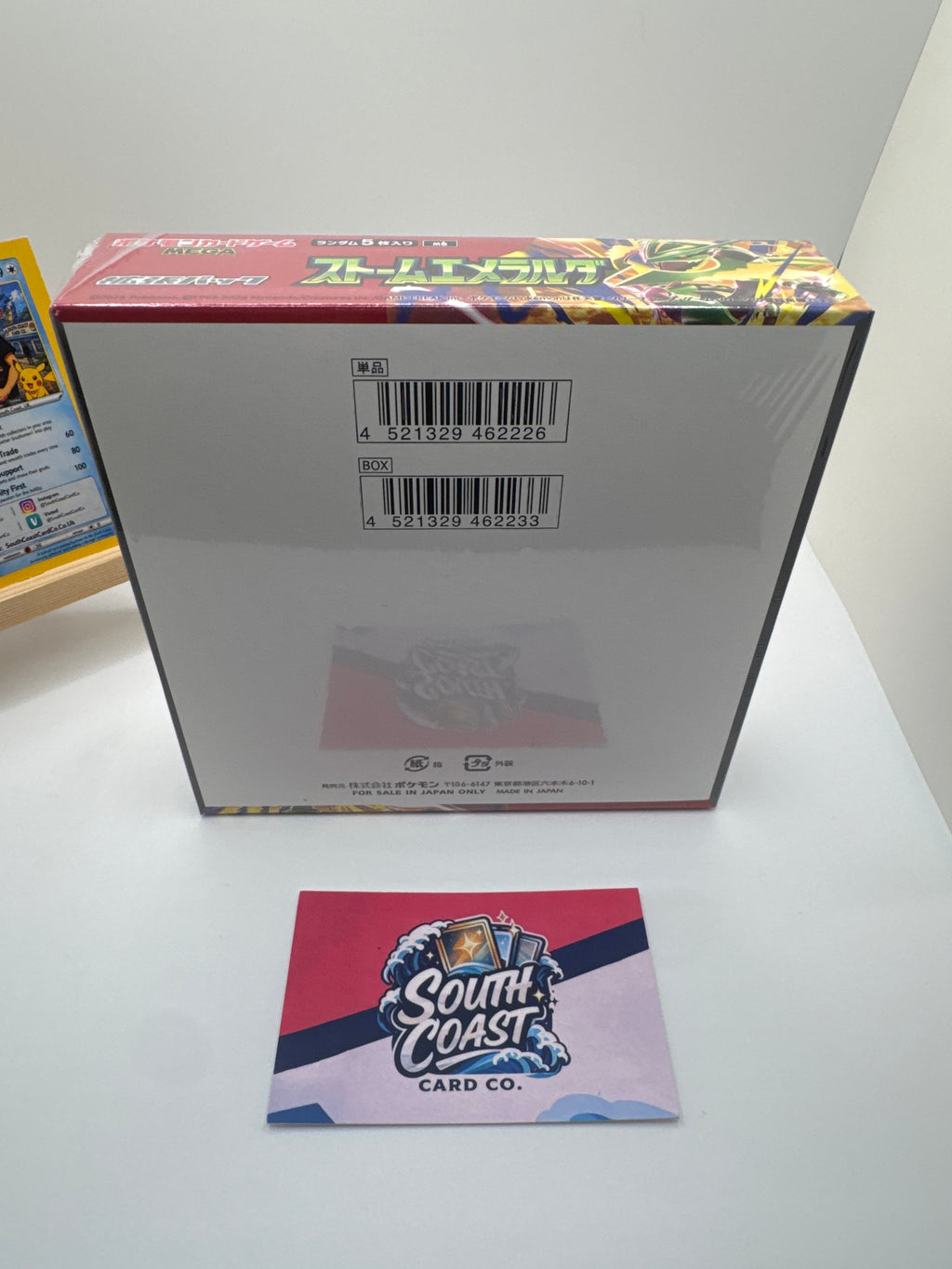 Japanese Pokémon TCG MEGA Storm Emeralda (M6) Booster Box – Sealed 30 Packs, Mega Rayquaza ex