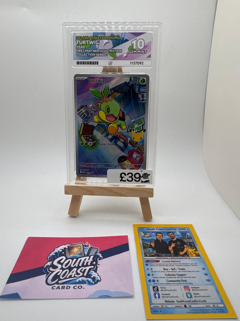 Turtwig Ace 10 Gem Mint