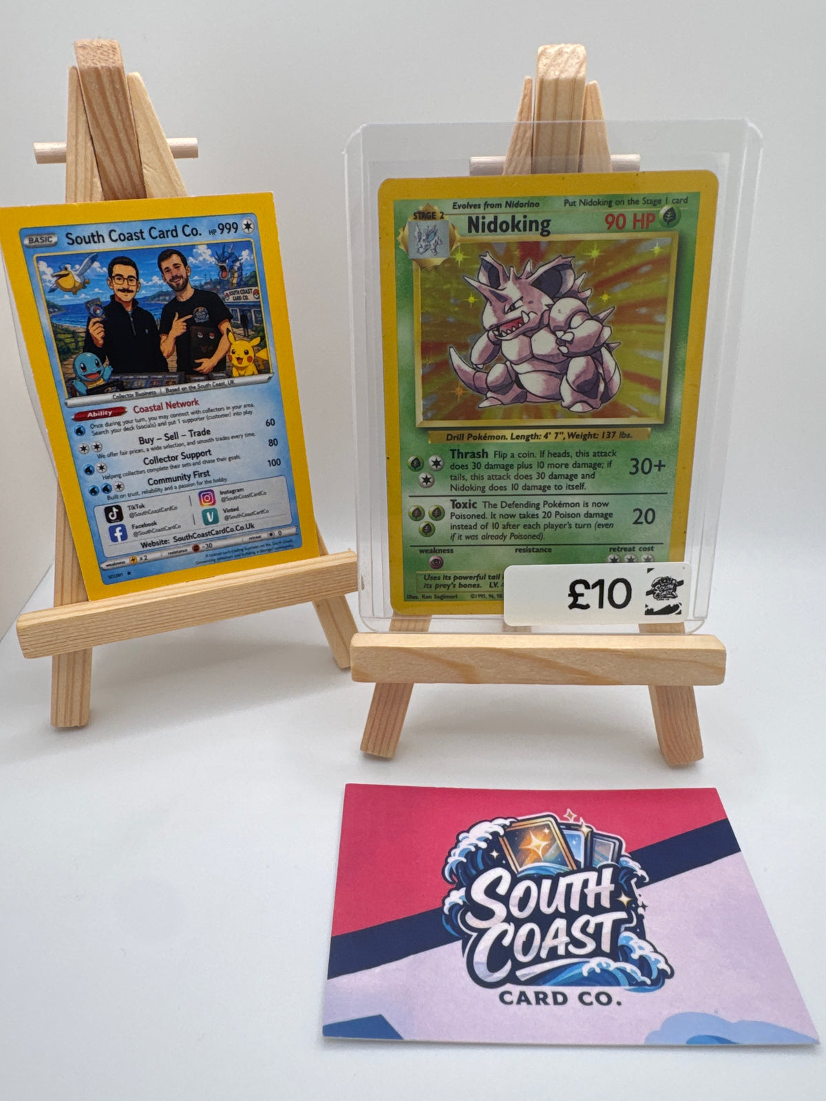 Pokémon TCG Nidoking Holo Rare – 1999 WOTC Base Set Unlimited 11/102 | Vintage English