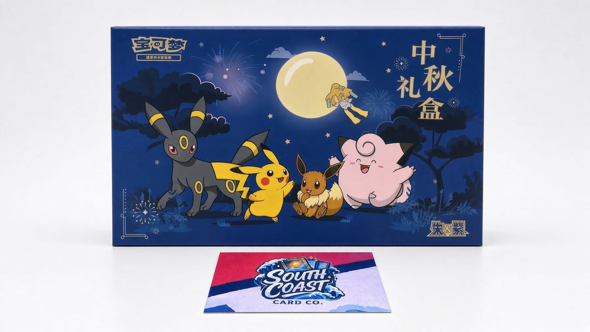 Chinese Pokémon Mid-Autumn Festival Gift Box – Simplified Chinese Exclusive (Pikachu, Umbreon, Eevee & Clefairy)