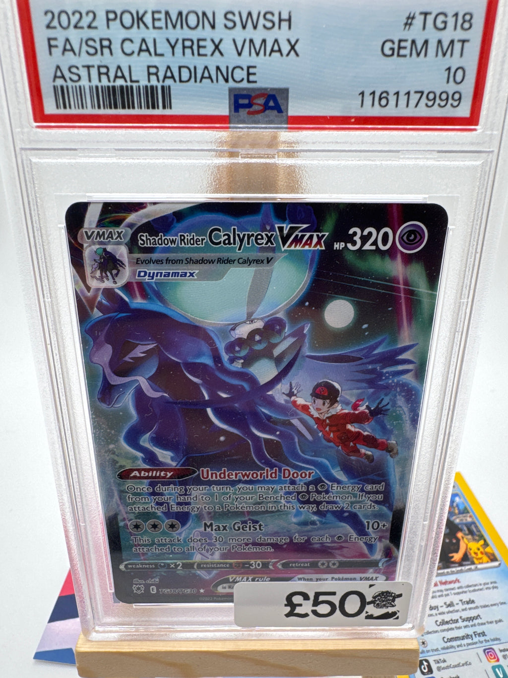 Shadow Rider Calyrex Vmax PSA 10