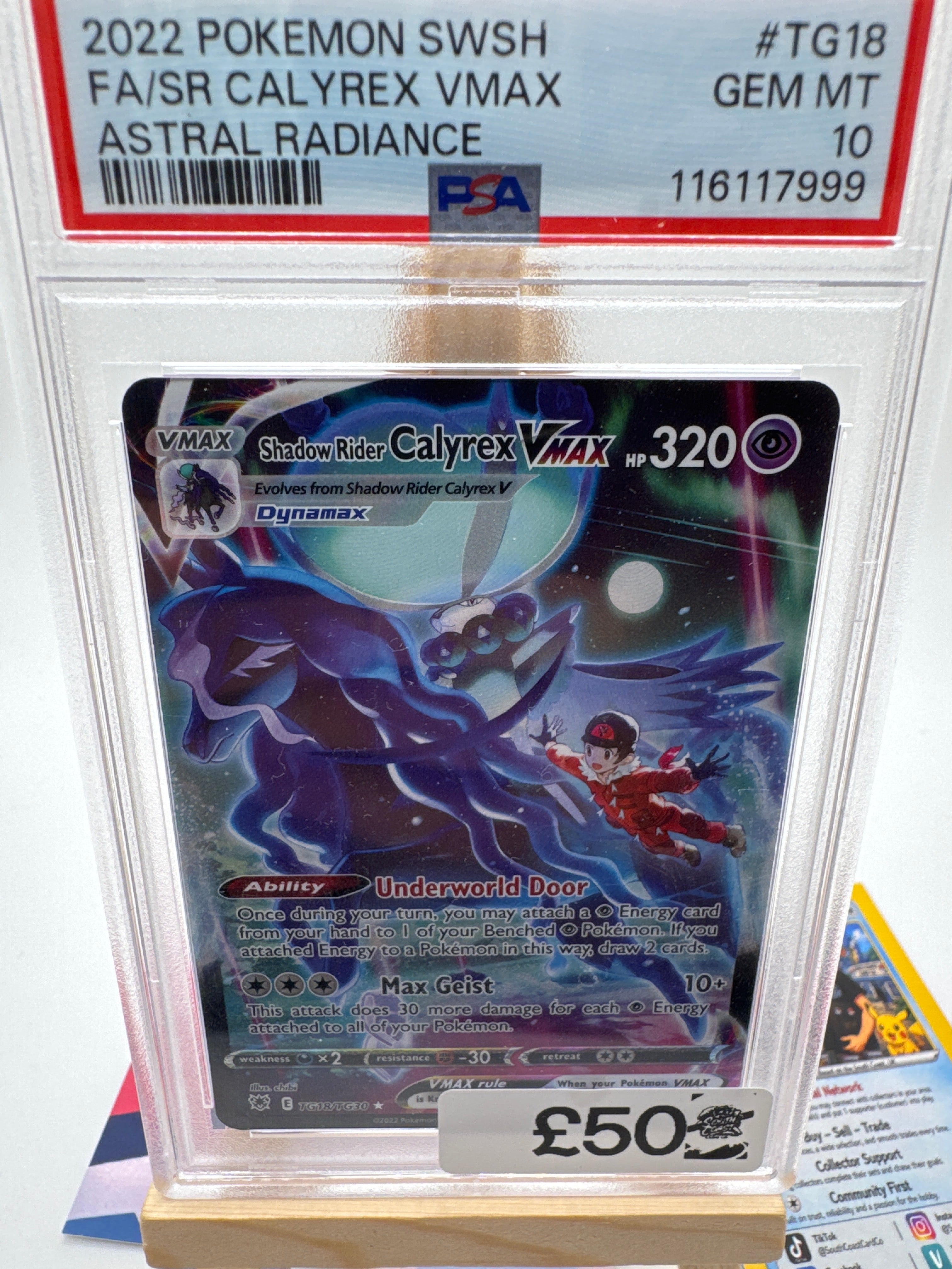 Shadow Rider Calyrex Vmax PSA 10