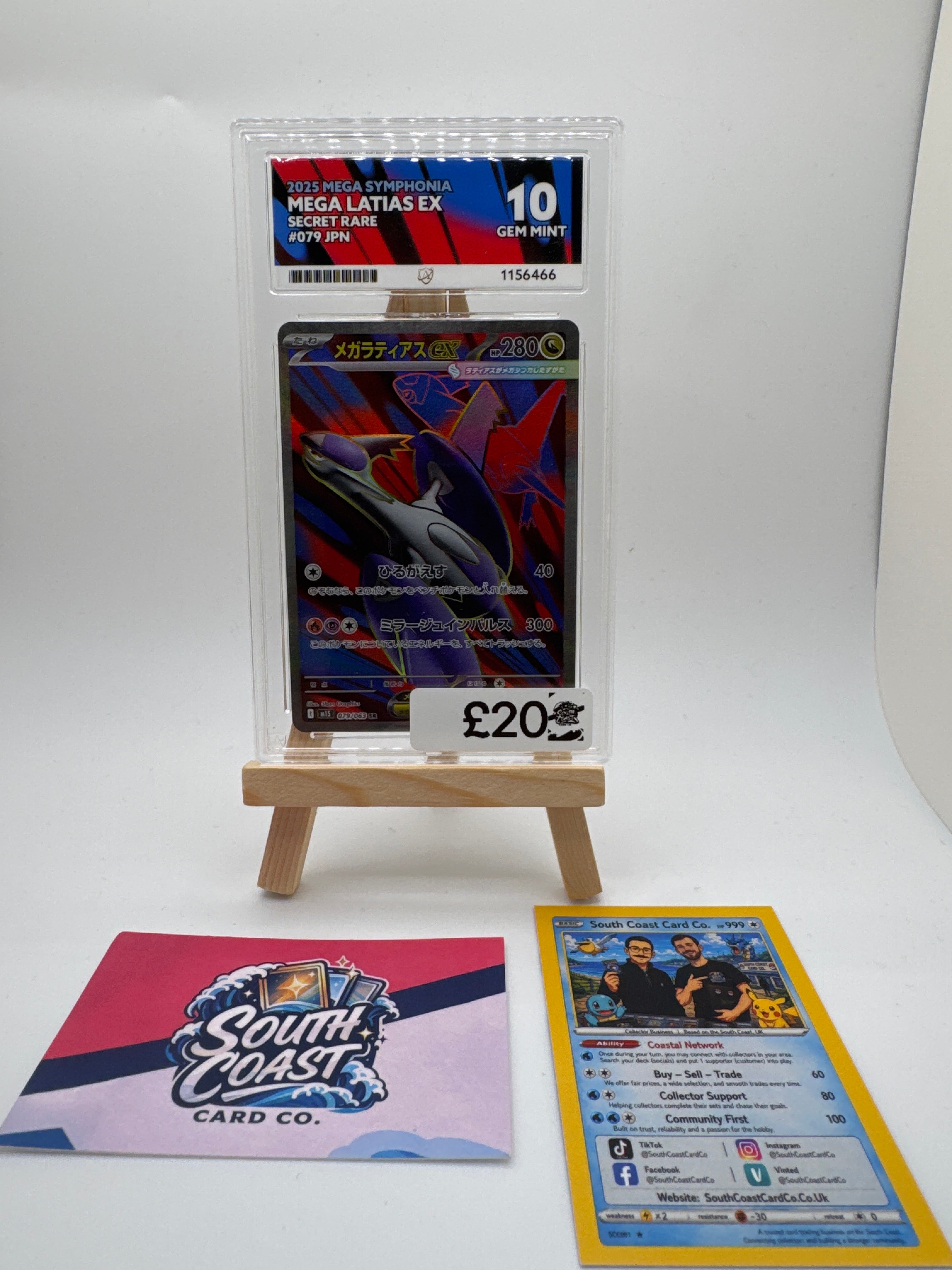 Mega Latias Ex SR Ace 10 Gem Mint