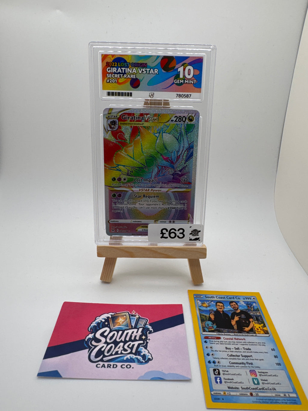 Giratina Vstar SR ACE 10 Gem Mint