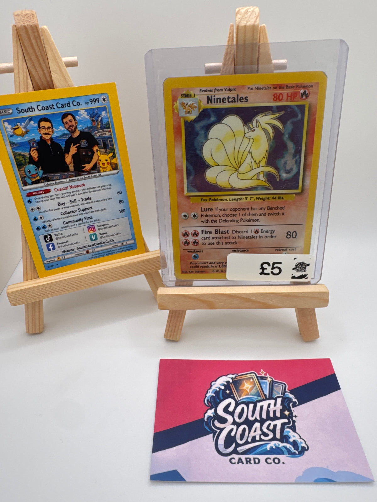 Pokémon TCG Ninetales – 1999 WOTC Base Set / Base Set 2 | Vintage English (Played)
