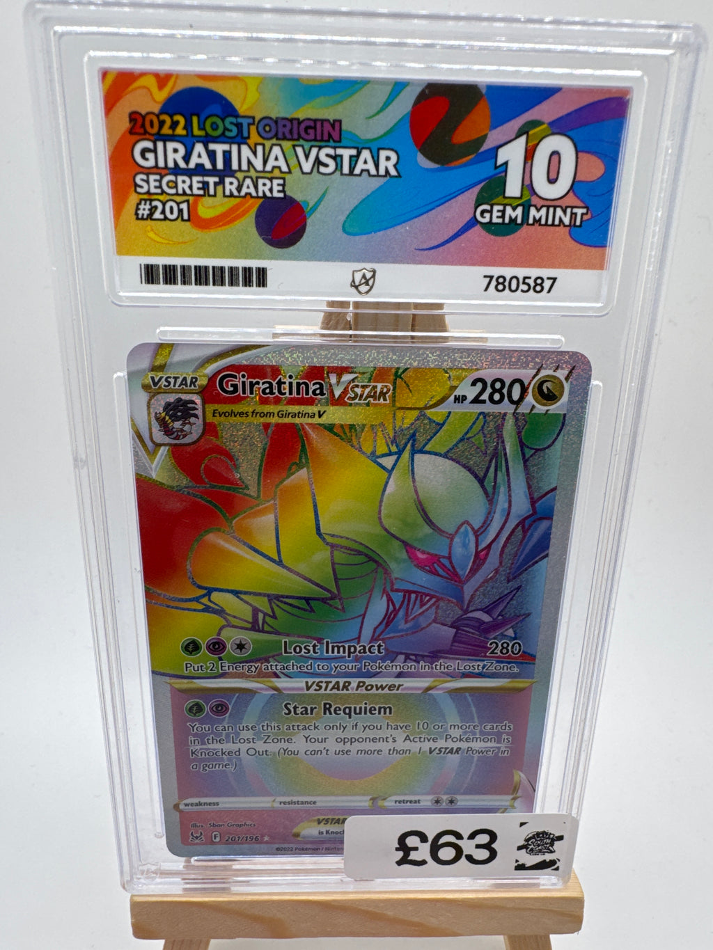 Giratina Vstar SR ACE 10 Gem Mint