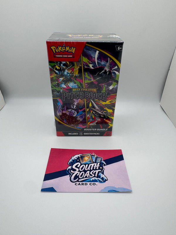 Pokémon TCG Mega Evolution — Pitch Black Booster Bundle (6 Packs, Sealed)