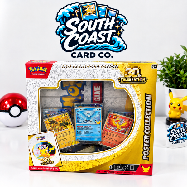 Pokémon TCG 30th Celebration Poster Collection – Articuno, Zapdos & Moltres Foil Promos