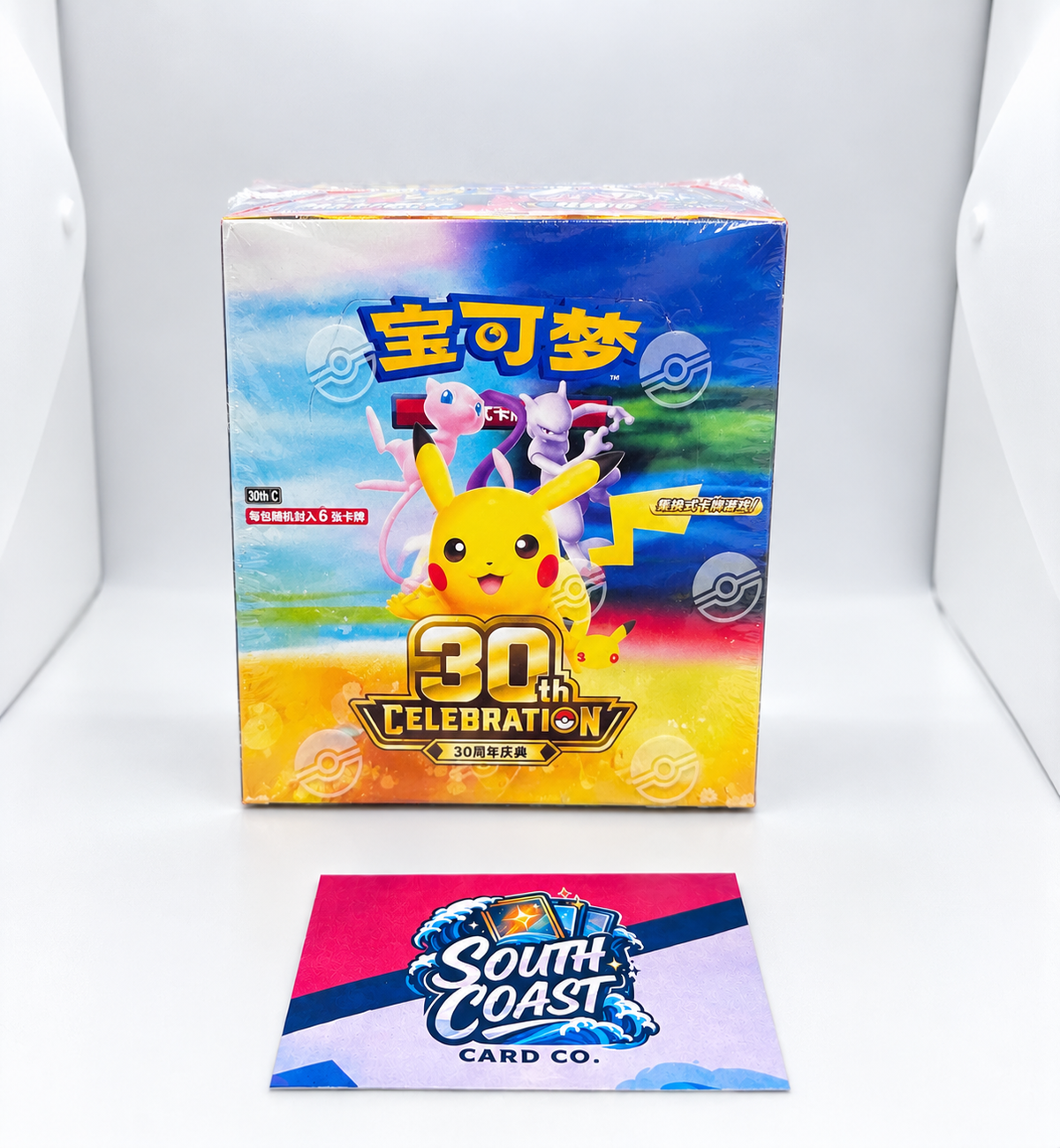 Pokémon TCG: Simplified Chinese 30th Celebration Booster Box (30th C) – Factory Sealed